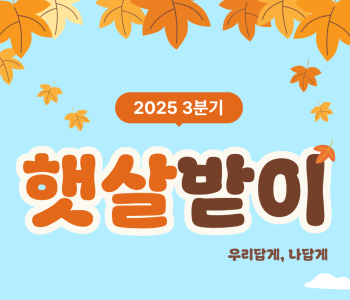 2025년 3분기 햇살받이 이미지